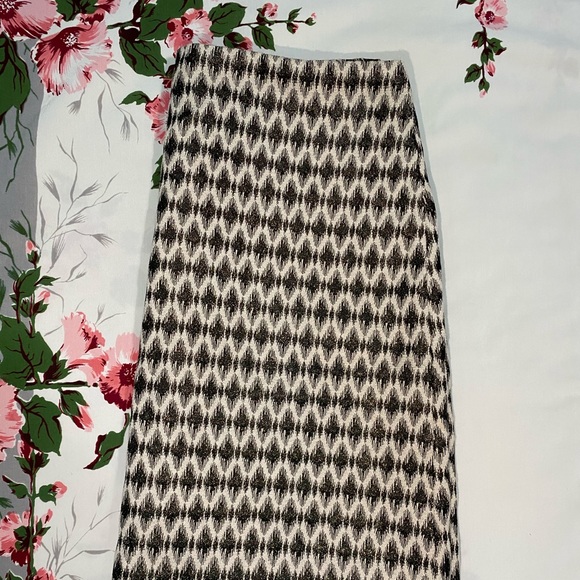 Petite LOFT Gold A-Line Skirt - Picture 3 of 6